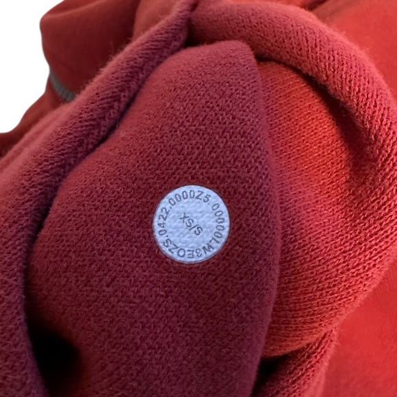 Lululemon | Scuba Oversized Full-Zip Hoodie Terra Orange Size XS/S - Picture 12 of 14